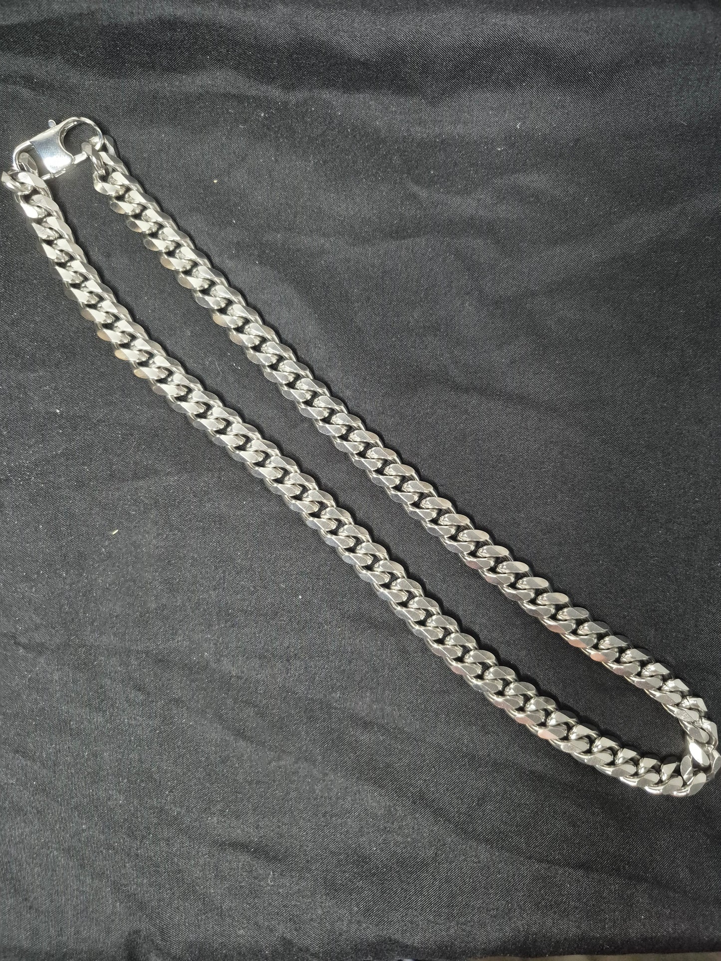 24" Miami Cuban Link Chain 12mm - Solid 925 Sterling Silver